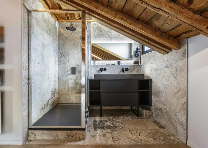 Flocon - Loft Moderne 8pax Sauna Poele Vues Garage *