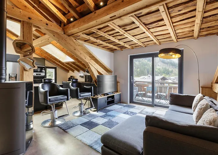 Flocon - Loft Moderne 8pax Sauna Poele Vues Garage Apartman