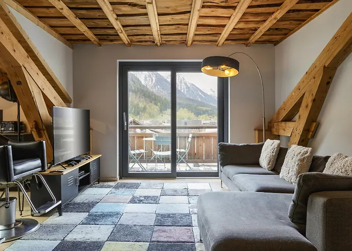 Flocon - Loft Moderne 8pax Sauna Poele Vues Garage *