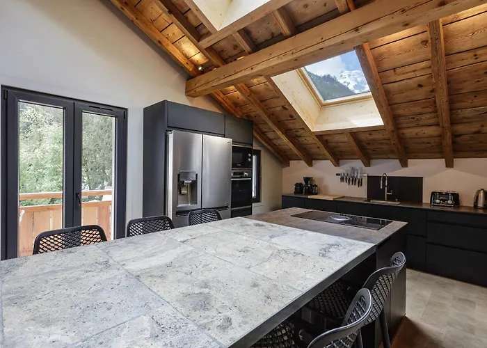 Flocon - Loft Moderne 8pax Sauna Poele Vues Garage Apartman